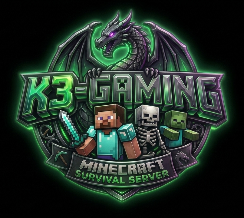 k3-GAMING Minecraft Survival Server